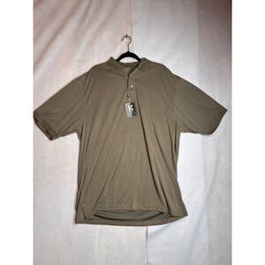 Gear For Sports Mens XXL Polo Shirt Olive Green CineVegas 2005 Short Sleeve NWT